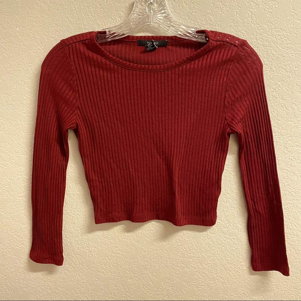 Forever 21 | Mesh sheer crop top